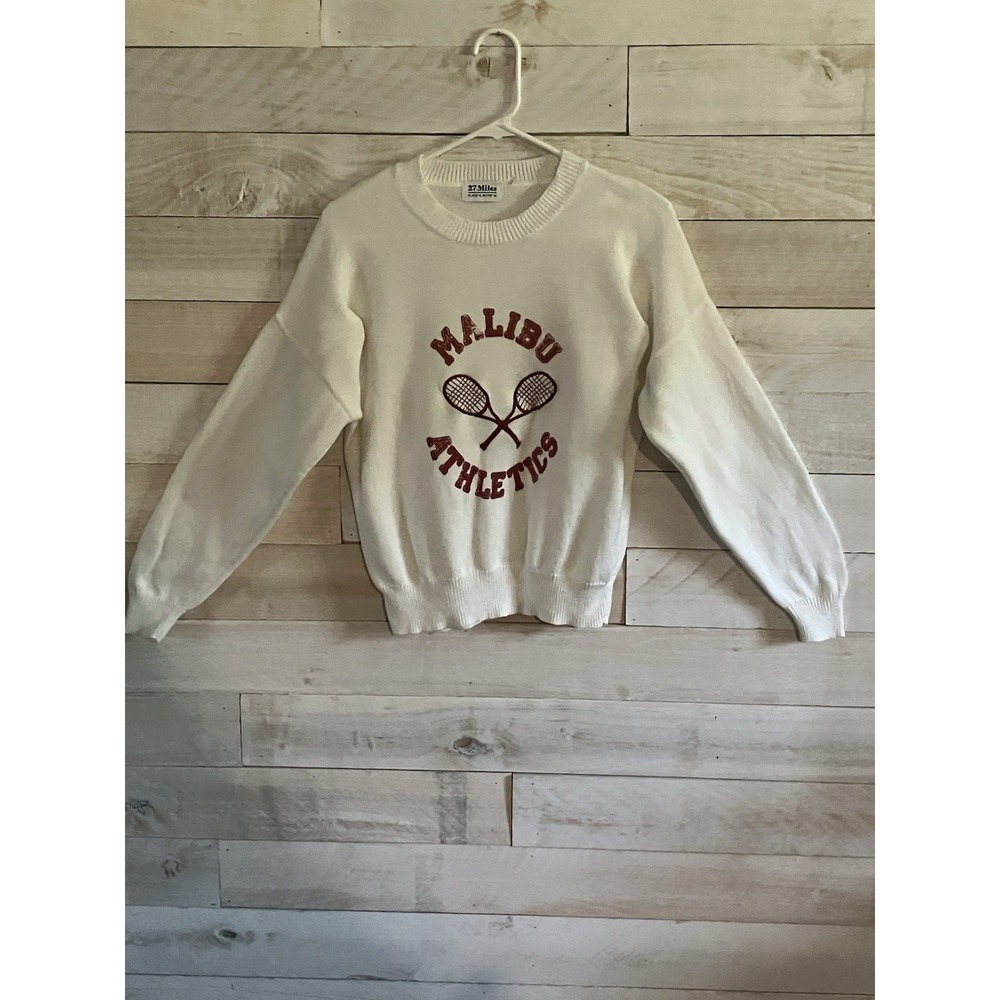 27 Miles Malibu Athletics  Pullover Sweater in  Size XS Fast Shipping